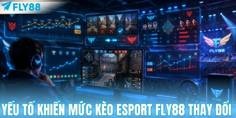 Yếu tố khiến mức kèo Esport FLY88 thay đổi